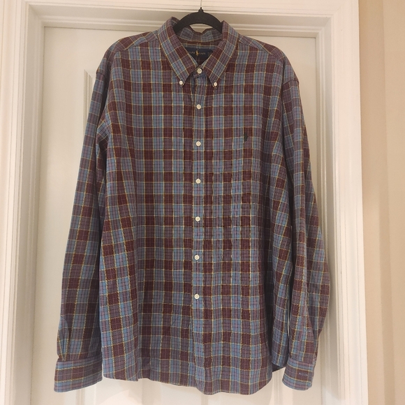 Men's Ralph Lauren Cotton Button Down Size XXL - Picture 1 of 5